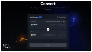 قابلیت جدید تبدیل رمزارز در توبیت؛ تبدیل سریع و بدون کارمزد
