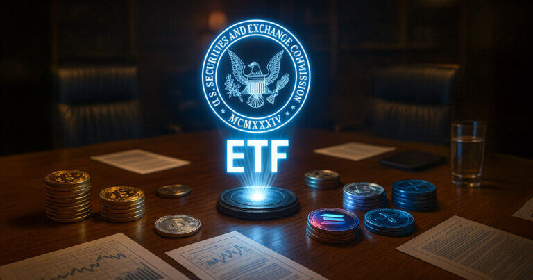 کمیسیون بورس و اوراق بهادار آمریکا (SEC) تصمیم‌گیری درباره چند ETF مرتبط با استیکینگ و آلت‌کوین‌ها را به تعویق انداخت