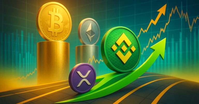BNB با رکوردشکنی جدید، جای XRP را در رتبه سوم بازار گرفت