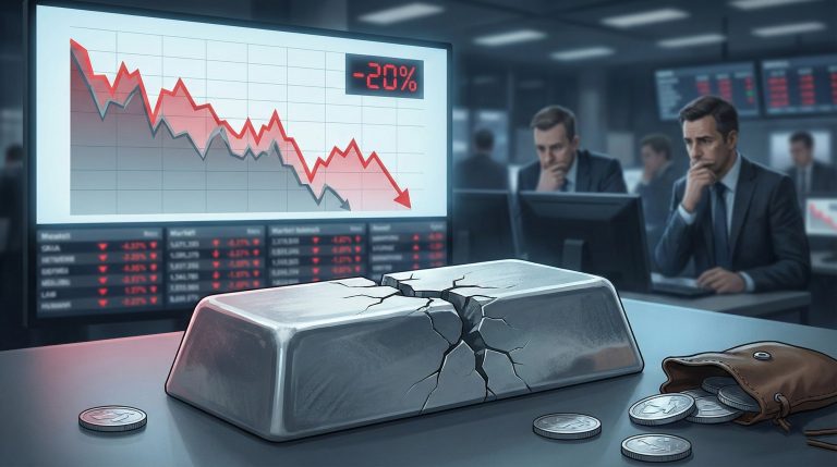 سقوط ناگهانی نقره؛ اصلاح موقت یا پایان بازار صعودی؟