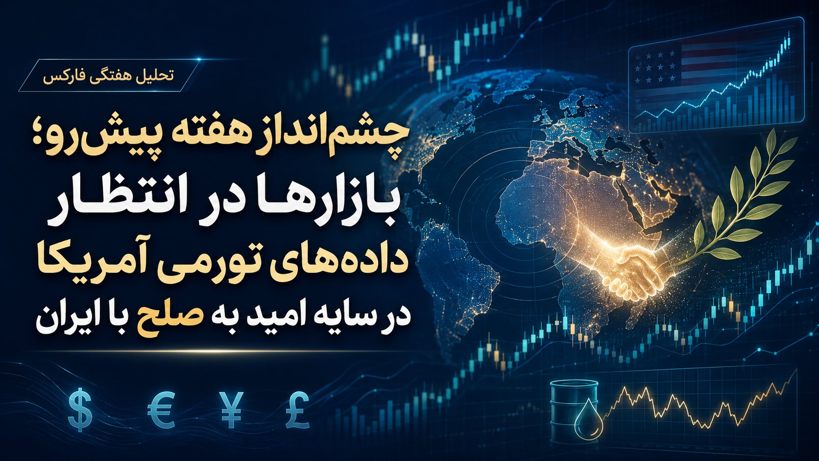 چشم‌انداز هفته پیش‌رو؛ بازارها در انتظار داده‌های تورمی آمریکا در سایه امید به صلح با ایران